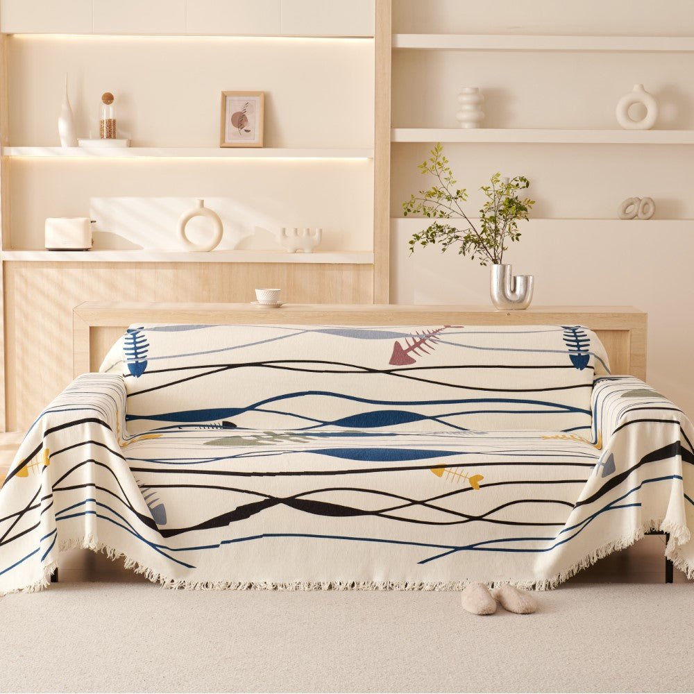 Fishbone Sea Couch & Sofa Cover - Collisel